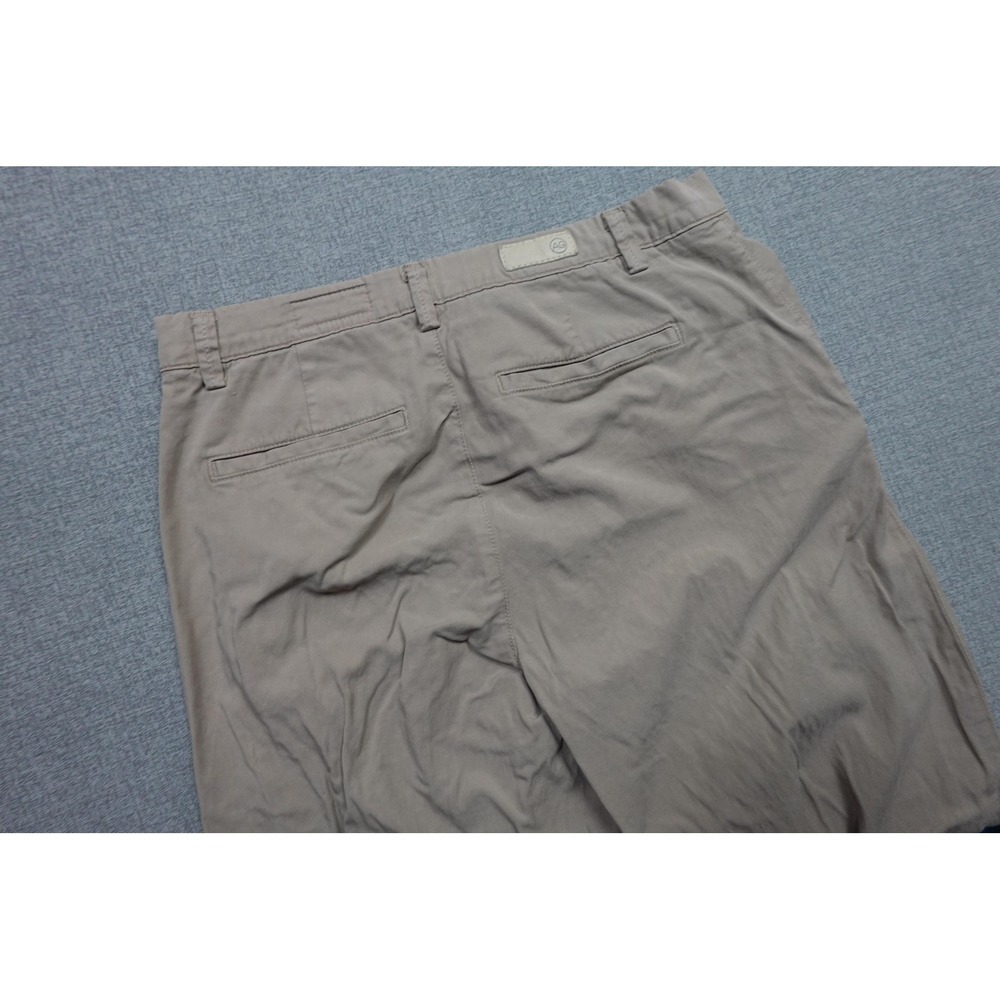 AG Caden Wide Leg Dress Pants Womens 32 Beige Tailored Fit Twill Chino Casual